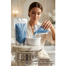 Hobilinka Profesyonel Manikür Seti: Ergonomik Manikür Tası ve Zenginleştirilmiş Granül Bakım Tuzu