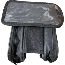 Feyza Design Çok Renkli Bisiklet Heybe Çantası ve Telefon Tutucu