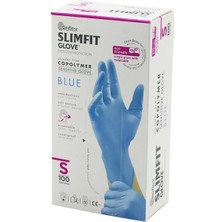 Hobilinka Reflex Slimfit Glove KOD-027 S Mavi Pudrasız Muayene Eldiven 100LÜ (4887)