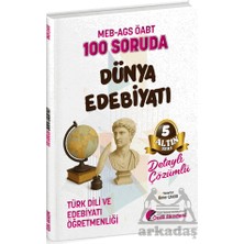 Özdil Akademi Yayınları Öabt Meb-Ags Türk Dili ve Edebiyatı Öğretmenliği 100 Soruda Dünya Edebiyatı Çözümlü Altın Seri - 5