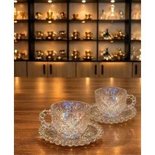 Rova Tr Işıltı Serisi Titanyum Kaplama 6 Kişilik Çay Fincanı Takımı – Çeyiz-Hediyelik