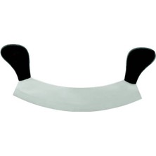 Hobilinka Bursa Paslanmaz Çift Saplı Pizza Satır, Zırh Bıçağı 25 cm