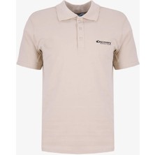Discovery Expedition D6SM-TST3800 Bej Erkek Polo T-Shirt