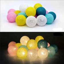 Hobilinka 2 M 10 Lu Işıklı Renkli Top Dekoratif Süs Pilli