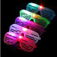 Moresun Buğz LED Işıklı Renkli Panjur Gözlük 12 Adet