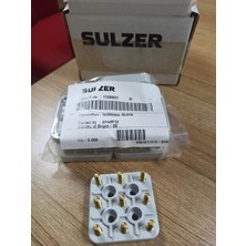 Tabaş Motor Klemensleri  9 Vidalı Terminal Blok 57X57 26.4mm M5 9 9 Vidalı Motor Klemensleri