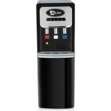 Sulax 3 Musluklu Ofis Ev Tipi Sıcak Soğuk Siyah Arıtmalı Su Sebili