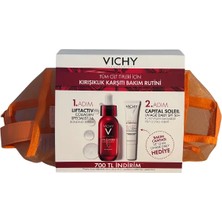 Vichy Liftactiv Collagen Specialist 16 Bonding Serum + Capital Soleil SPF50+ Güneş Kremi Çantalı Set