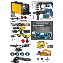 Moonshop Pro Full Alman Invertır Kaynak Hilti Matkap Taşlama Taş Motoru Planya Dekupaj Hediyeli Set.