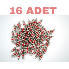 Feyza Design Kırmızı Bisiklet Sibop Iğnesi - 16 Adet