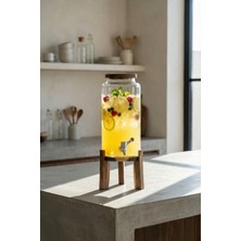 Acar Arlina Akasya Ağacı Ayaklı Cam Sebil - 4 Lt