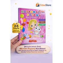 Emrah Gültekin Kopartmalı Boyama Kitabı 24 Sayfa Çocuklar Için Boya Çek Kopart As Etkinlik Kitabı Hediyeli