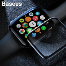 Hobilinka Baseus Apple Watch 42MM 3D Kavisli Tempered Kırılmaz Cam KORUYUCU-(5775)