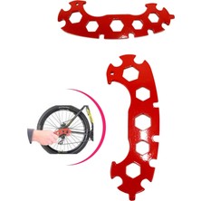 Feyza Design Çoklu Bisiklet Anahtarı - Beyaz, Dayanıklı ve Kullanışlı