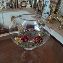 Sadrazamantik Antika Cam Vazo