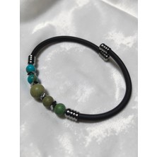 Basqio Doğal Taş Yaylı Bileklik - Varisit Taşı