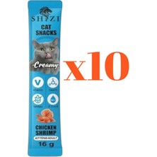 Shizi Creamy Krema Kedi Ödülü Tavuklu 10X16GR