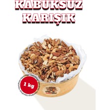 ÇITLAT ÇEREZ SHOP Kavrulmuş Kabuksuz Karışık Kuruyemiş 1 kg - Lüks Çerez (Kaju, Badem, Ceviz, Yer Fıstığı)
