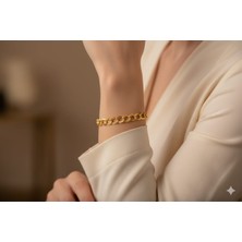 Livaz Accessories Çelik Kadın Gold Samanyolu Bileklik