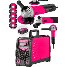 Moonshop Pro Alman 200 Amper Profesyonel Dijital Göstergeli Invertör Kaynak Makinesi + Avuç Taşlama Hediyeli