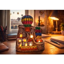 Kapadokya Hediyelik Peri Bacası Led'li Gece Lambası Mumluk