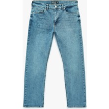 Koton Pamuklu Normal Bel Straight Fit Jean Pantolon - Mark Jean