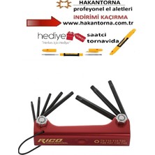 ALWAYSSPEED H Rico 8 Parça Çakı Tip Torx Alyan Anahtar Seti