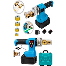 Moonshop Pro Japan Seri 512 Vf Çift Akülü 320 Derece Prof Pprc Plastik Boru Kaynak Makinesi Setli Özel Çanta