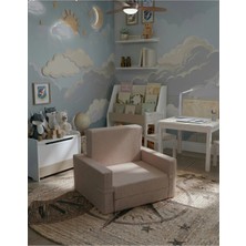 Lensa Home Çocuk Koltuğu Komple Sünger Katlanabilir Yataklı - Çocuk Minderi 0-4 Yaş Benekli