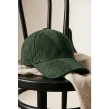 Verahed Kadın Erkek Süet Şapka Ayarlanabilir Unisex Baseball Cap Taba