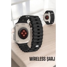 Hobilinka 45 mm Gri Kasa Ultra Akıllı Saat Sesli Görüşme Sağlık Takibi Suya Dayanıklı