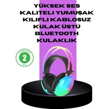 Hobilinka Rgb Aydınlatmalı Kablosuz Bluetooth Oyuncu Kulaklığı
