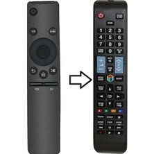 Genel Samsung Uyumlu Akıllı Kumanda BN59-01259B K ve M Serisi - Yedek Kumanda
