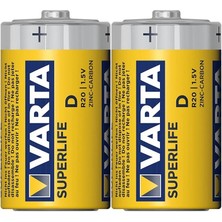 Moresun Buğz Varta Superlife Çinko Büyük D Boy Pil 24'lü Paket