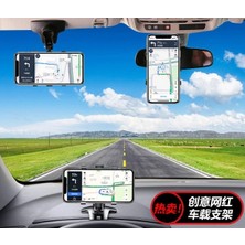 Moresun Buğz Araba Gösterge Üstüne Takılan 360 Oynar Başlıklı Telefon Tutucu