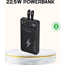 Hobilinka Powerbank Hızlı Şarj 10000 Mah Dahili Kablo