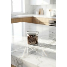 Acar Arlina Paslanmaz Çelik Kapaklı Cam Kavanoz - 10 cm