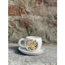 TuanART Sallanan harf Seramik fincan  Kupa Mug