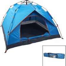 Hobilinka Mavi - Çift Astarlı Otomatik Kamp Çadır 200X200X135CM AC-6635 (4887)