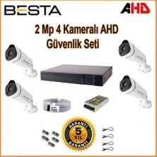 Sylar 2mp Ahd 1080P Gece Görüşlü 4 Kameralı Güvenlik Sistemi