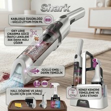 Shark Stainforce Kablosuz Leke Çıkarma Makinesi - 30 Kat Güçlü Çift Formül Teknolojisi, 1.3 kg Ultra Hafif Tasarım, Halı, Koltuk ve Araç Içi Temizleme Cihazı