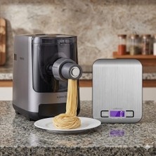 Karaca Pastachef 0.6l Tam Otomatik Makarna ve Erişte Makinesi - Pratik Yoğurma ve Hızlı Kesim ve Mutfak Tartısı