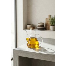 Acar Arlina Akasya Kapaklı Cam Yağdanlık - 1000 ml