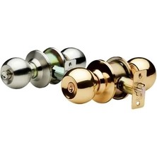 Hobilinka Amerikan Kapı Için - Topuzlu Otel Tipi Kilit - Saten