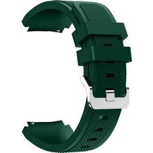 Gpack Spovan Watch 4 Pro Kordon Kayış Çizgili Silikon 22/czg Yeşil