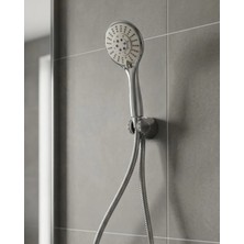 Astraltech Çok Fonksiyonlu El Duşu Başlığı Spiral Hortumlu Dayanıklı Duş Seti