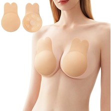 CoverZone Yapışkan Silikon Göğüs Dikleştirici Bant Görünmez Sütyen, Straplez Elbiseler Için Push Up Etkili Göğüs Bantı, Terletmeyen Tekrar Kullanılabilir Göğüs Kaldırıcı Destek Pedleri