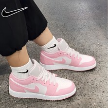 Nike Air Jordan 1 Low Kadın Pembe Sneaker Ayakkabı / 553560-614