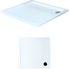 100 x 100 Kare Flat Duş Teknesi H:5 cm
