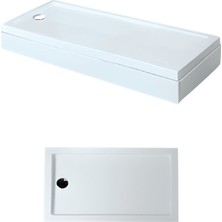 70 x 90 Dikdörtgen Panelli Duş Tekneleri H:17 cm